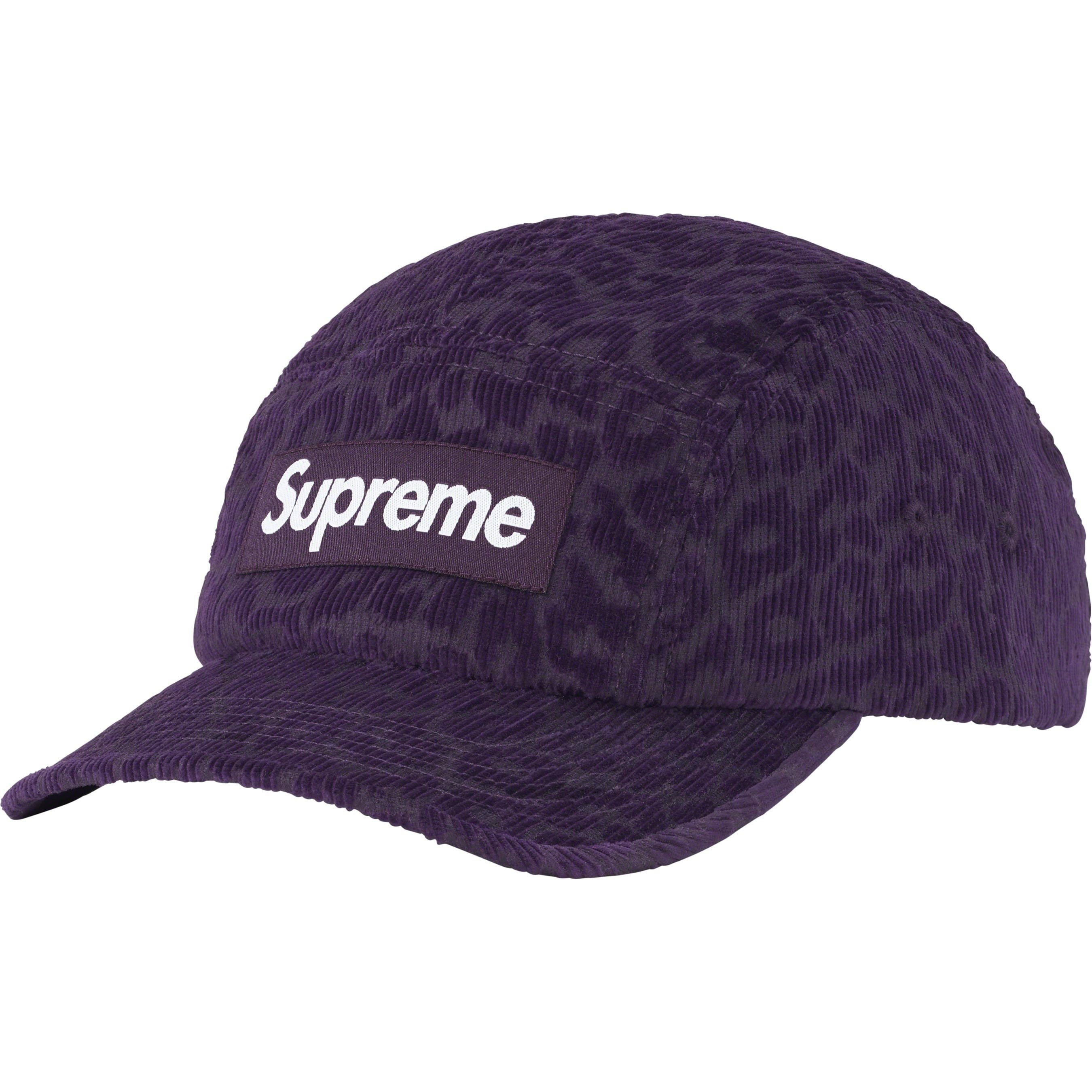 Leopard Corduroy Camp Cap view 4